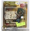 Image 1 : WALKING DEAD BICYCLE GIRL ZOMBIE SET