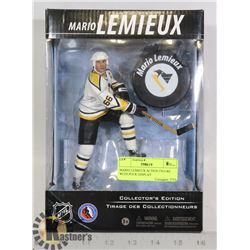 MARIO LEMIEUX ACTION FIGURE WITH PUCK DISPLAY