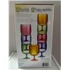 Image 2 : NEW IN BOX 8PC STACKABLE ACRYLIC TUMBLERS