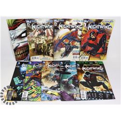 FLAT OF NIGHTWING COMICS INCLUDING 1,2,3