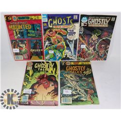 VINTAGE GHOSTLY COMIC BOOK LOT.