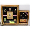 Image 1 : 2 FRAMED PIN SETS
