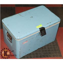 VINTAGE COLEMAN METAL COOLER