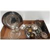 Image 1 : ESTATE LOT OF SILVERPLATES  AND CRYSTAL