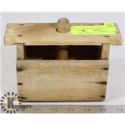 ANTIQUE WOOD BUTTER MOLD
