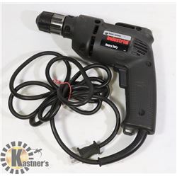 BLACK & DECKER HEAVY DUTY 3/8" CORDED DRILL, 4 AM
