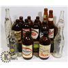 Image 1 : 15 VINTAGE BEER AND POP BOTTLES