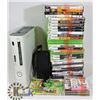 Image 1 : XBOX 360 CONSOLE WITH ASSORTED GAMES