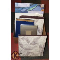 BOX OF ASSORTED PICTURE FRAMES