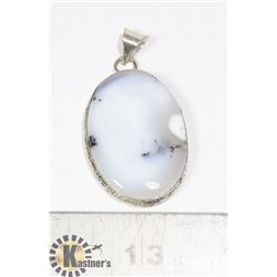 #36-DENTRITIC OPAL PENDANT