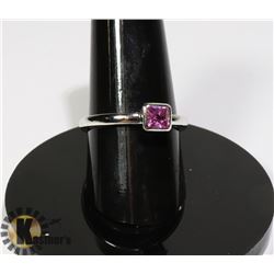 #179-PINK SAPPHIRE RING SIZE 7.5