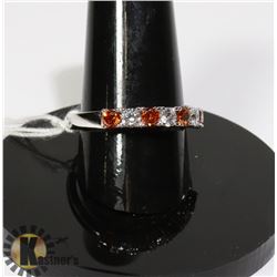 #168-CUBIC ZIRCONIA GEMSTONE RING SIZE 8