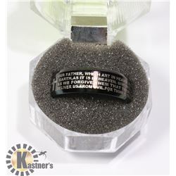 LORDS PRAYER MENS RING SIZE 11