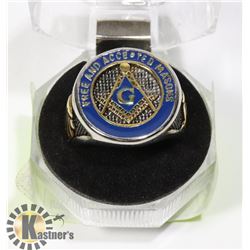 MENS MASONIC RING SIZE 10