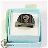 Image 1 : MENS STEEL SKULL RING