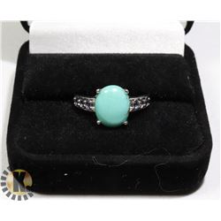 925 VINTAGE WITH TURQUOISE AND 6 STONES