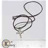 Image 1 : STERLING SILVER JESUS CROSS ON ROPE