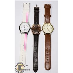 3 LADIES WATCHES