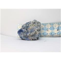3)  BLUE CALCITE MINERAL SPECIMEN