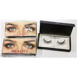 2PK OF XEN BEAUTY 3D MINK HAIR FAKE EYELASHES