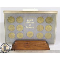 COATS OF ARMS OF CANADA/ FLORAL EMBLEMS OF
