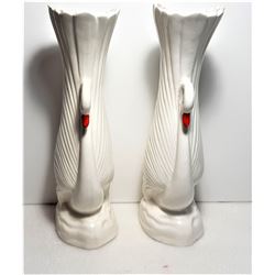 2) LOT OF 2 MATCHING VINTAGE SWAN