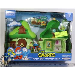 SMURFS PAINTER SMURF MUSHROOM HOUSE