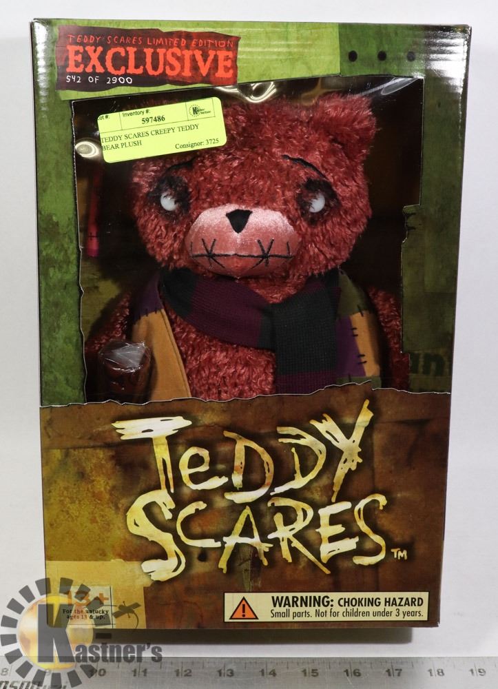 teddy scares plush