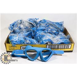 FLAT OF 16 MADE IN SPAIN GOGGLES