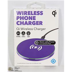 NEW GEMS QI WIRELESS PHONE CHARGER