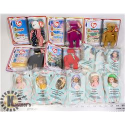 FLAT OF ASSORTED SEALED MCDONALDS BEANIE BABIES