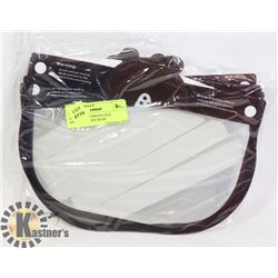 LOT OF 5 CHILDRENS FACE SHIELDS-BROWN BEAR