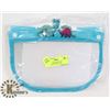 Image 1 : LOT OF 5 CHILDRENS FACE SHIELDS-BLUE DINOSAUR