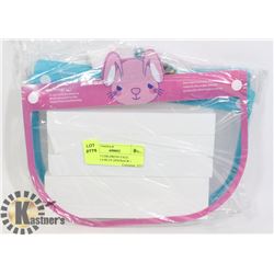 LOT OF 5 CHILDRENS FACE SHIELDS-4 BLUE DINOSAUR +