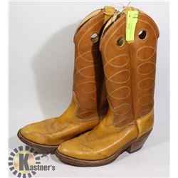 7-1/2E LIGHT BROWN BOOTS