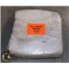 Image 1 : 25LB BAG OF WHITE WIPERS (RAGS)
