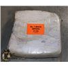 Image 1 : 25LB BAG OF WHITE WIPERS (RAGS)