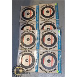LOT OF 8 METAL GRINDING/ CUTTING BLADES