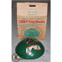 VINTAGE 1950S CHRISTMAS TREE HOLDER IN BOX