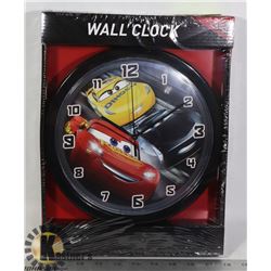 NEW DISNEY CARS 3 WALL CLOCK