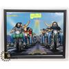 Image 1 : 11" X 14" EASYRIDER HARLEY DAVID MANN POSTER