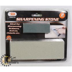 NEW 2PC SHARPENING STONE SET