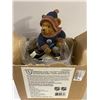 Image 1 : EDMONTON OILERS NHL HOCKEY BEAR FIGURINE.