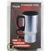 Image 1 : NEW HEATED  14-OZ STAINLESS STEEL TRAVEL MUG