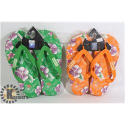 TWO NEW SIZE 7 PLAYBOY SANDALS