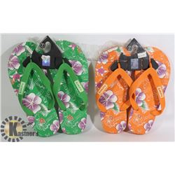 TWO NEW SIZE 7 PLAYBOY SANDALS