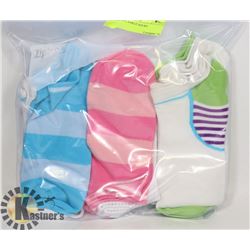 3PK LADIES ANKLE SOCKS