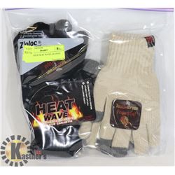 2PK LADIES HEAT WAVE GLOVES