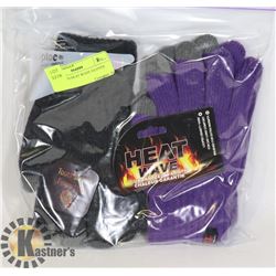 2PK LADIES HEAT WAVE GLOVES