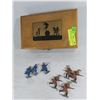 Image 1 : 1920S FAIRY THEMED BOX  WITH 7 WW1 LEAD SOLDIERS
